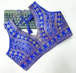 Best Quality Indian Stylish Cotton and Rayon Fabric blouse Bridal Saree for Wedding and Festival Wear women blouse designs