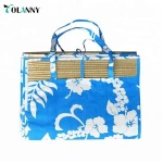 best seller good looking foldable portable outdoor camping picnic custom straw beach mat