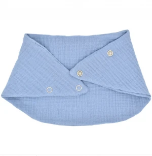 Best-selling 100 Cotton Gauze Scarf Bib Drool Saliva Towel Baby boy girl Napkin Bandana Scarf Bibs with snaps