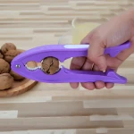 Best selling colorful plastic lobster crab nut cracker sheller walnut pliers manual nutcracker nut tongs
