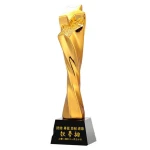 Best selling metal material custom trophies for souvenir