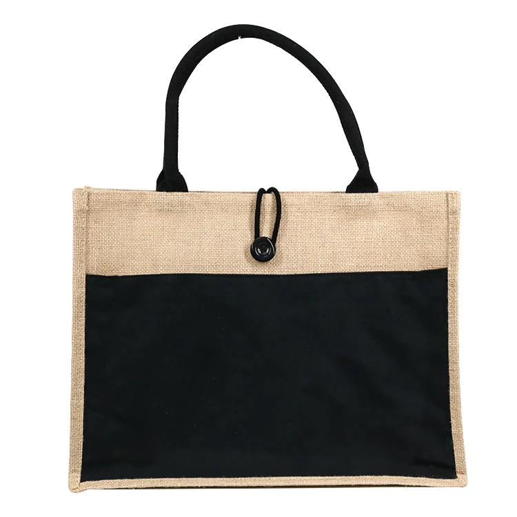 Best Selling Personalized Burlap Jute Shopping Bags With Logo Printed