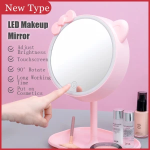 Best Valentines Gift Cosmetic Makeup Mirror with Light USB LED Mirror Lamp Makeup Vanity with Lighted Mirror