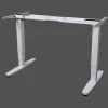 Bestever Certified Electric Table Leg Ergonomic Height Adjustable Desk Frame Dual Motors 3 Stages Sit-Standing Office Furniture