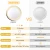Import Bestope  3 Color Lighting Modes Intelligent Touch 360 degree Rotation Bathroom LED Suction Cup Mirror 10X  Light Mirror Makeup from China