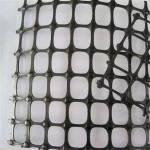 Biaxial plastic geogrid with high quality