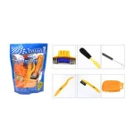 BIKEIN Cycling Bicycle Chain Cleaner Kits Bike Cleaning Tool Package Road Bike Tire Brush Chain Wash Brake Disc Cleaner Tool Set