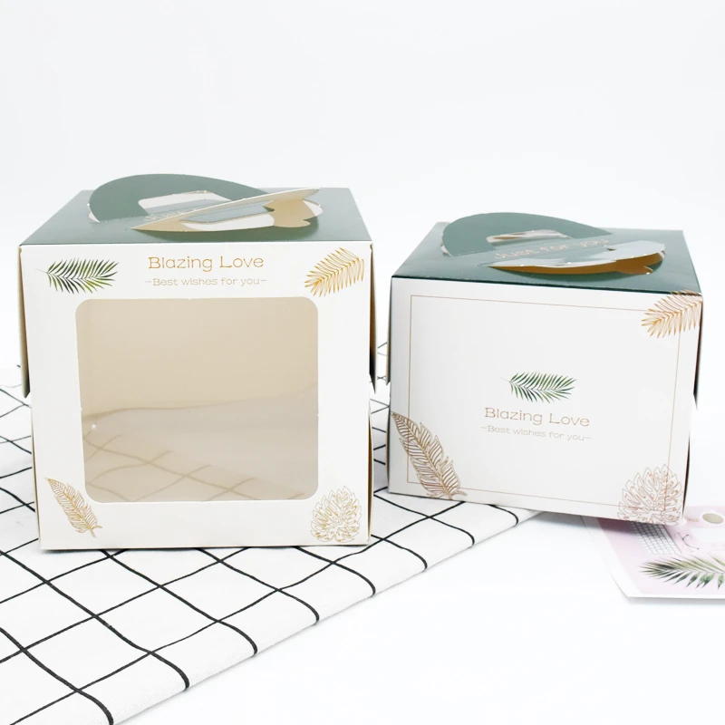 Biodegradable packing paper packaging box cake box package