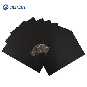 Black offset/silk screen printing basic PVC business card
