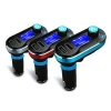 Bluetooth MP3 Player Handsfree Car Kit + Dual USB Charger + FM Transmitter with USB MP3 LCD Car Charger