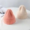 BN210111 2021 New Arrival Knitted Hat Machine Knit Angora Blend 2020 Soft Wool Knitted Women Winter Hats Knitted Beanie Hat