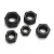 Import Bolt and nut Hot sale DIN934 hex nut black carbon steel fasteners from China
