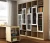 Import Bookcase wooden with doors and drawers glass model from China