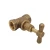 Import brass stop valve 1/2 water pipe control globe stop cock bathshower mini valve faucet accessory from China
