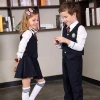 British Childrens Class Clothes Primary and High School Uniform Samples Korean Spring and Autumn Boys and Girls Unisex