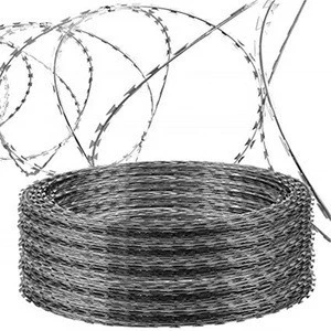BTO-22 Concertina Galvanized Razor Barbed Wire