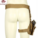 Bucksgear Nylon Tactical Pistol Fanny Pack Holster Carry Pouch Concealed Gun Bag