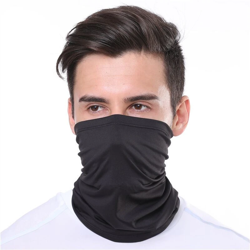 Camo Sun UV Protection Neck Gaiter Mask / Magic Face Cover Scarf / Dust Wind Bandana Balaclava Headwear