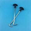 Camping Metal Hooks Steel with Plastic Handle Tent Pegs Extractor Nail-Puller