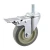 Import Capacity 80-125kgs Durable Thread Stem Shopping Cart Caster &amp; Wheel from China