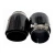 Import Car Exhaust Pipe Muffer Tip Universal Exhaust Tip Blacking Steel Pipe Glossy Black Carbon from China