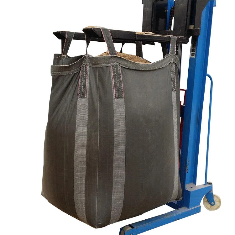 Carbon black baffled jumbo bag PP 500-2000kg big bags