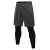 Casual Stretch Quick-dry Men&#39;s Leggings Two Pieces Fitness Exercise Running Shorts Tracksuits For Men