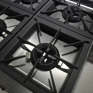 Catering equipment high efficiency 4 burner cooking gas kitchen stoves for restaurant with Electric Oven
