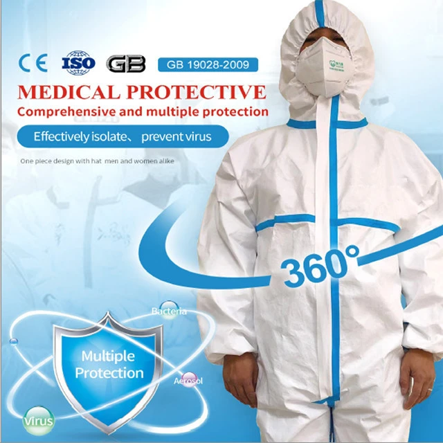 CE  Isolation Clothing Disposable Protective Suit  Personal protective clothing  Safety protective clothing