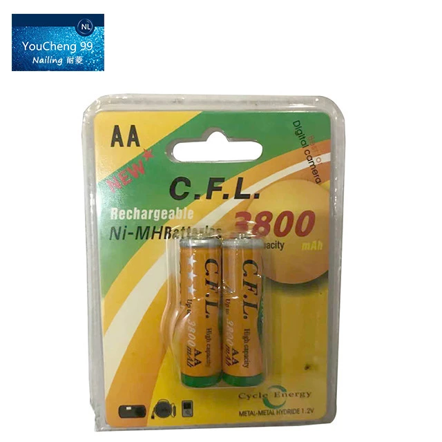CFL5 3800 mAh No. 5 AA nickel-metal hydride rechargeable battery 1.2V
