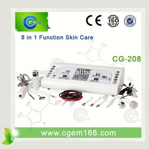CG-208 8 in 1 led light therapy photon ultrasonic beauty machine for beauty salons