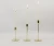Import CH-31675 set of 3 Table top dinner rose gold metal candle holder for wed from China