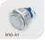Import CHA CN16 Series metal pushbutton switch on off Momentary 16mm Push Button bare Metal Switch with screw eye pins IP65,IK08 from China