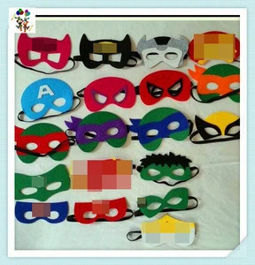 Cheap Felt Custom Fancy Dress Party Superhero Masks HPC-3523