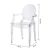 Import cheap home furniture armchair stackable transparent plastic dining chair for dining room from China