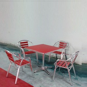 cheap modern metal dining room set for sale YT4A YC001