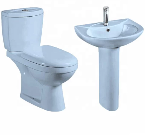 Cheap Price Chaozhou Sanitary Ware commmode Bathroom Ceramic Two Piece Wc Toilet with P-Trap S-trap