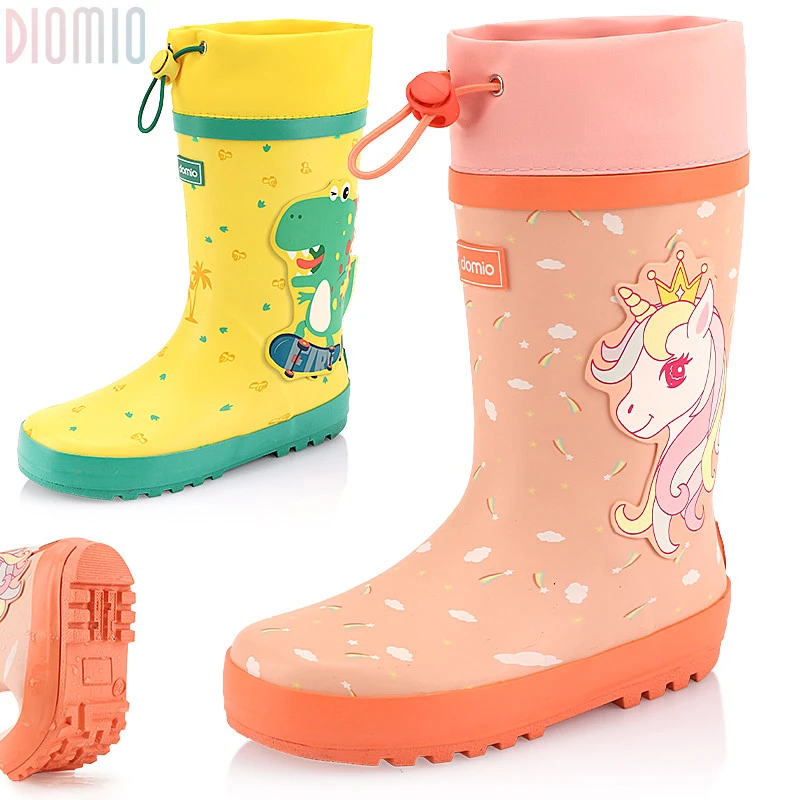 Cheap Price Gumboot Inventories Carton Stocked Kids Rain rubber shoes Children Wellinton Boots In Stock