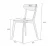 Import Cheap Price Solid Wood Furniture Modern Design Wooden Dining Chair Coffee Chair from China
