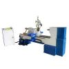 Cheap wholesale 380/220v automatic cnc wood lathe usage for staircase,log wood,etc