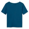 Children clothing boys boutique baby clothes blue round neck cotton t shirt