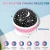 Import Children Romantic Moon Projector 8 Light Bluetooth Speaker Baby Room Starry Sky LED Night Light from China