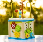 Children toys new style educational toys wood cube toys with small size