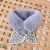Import Childrens luxury fashion winter knitted warm scarf with collar Rex rabbit fur scarf from China