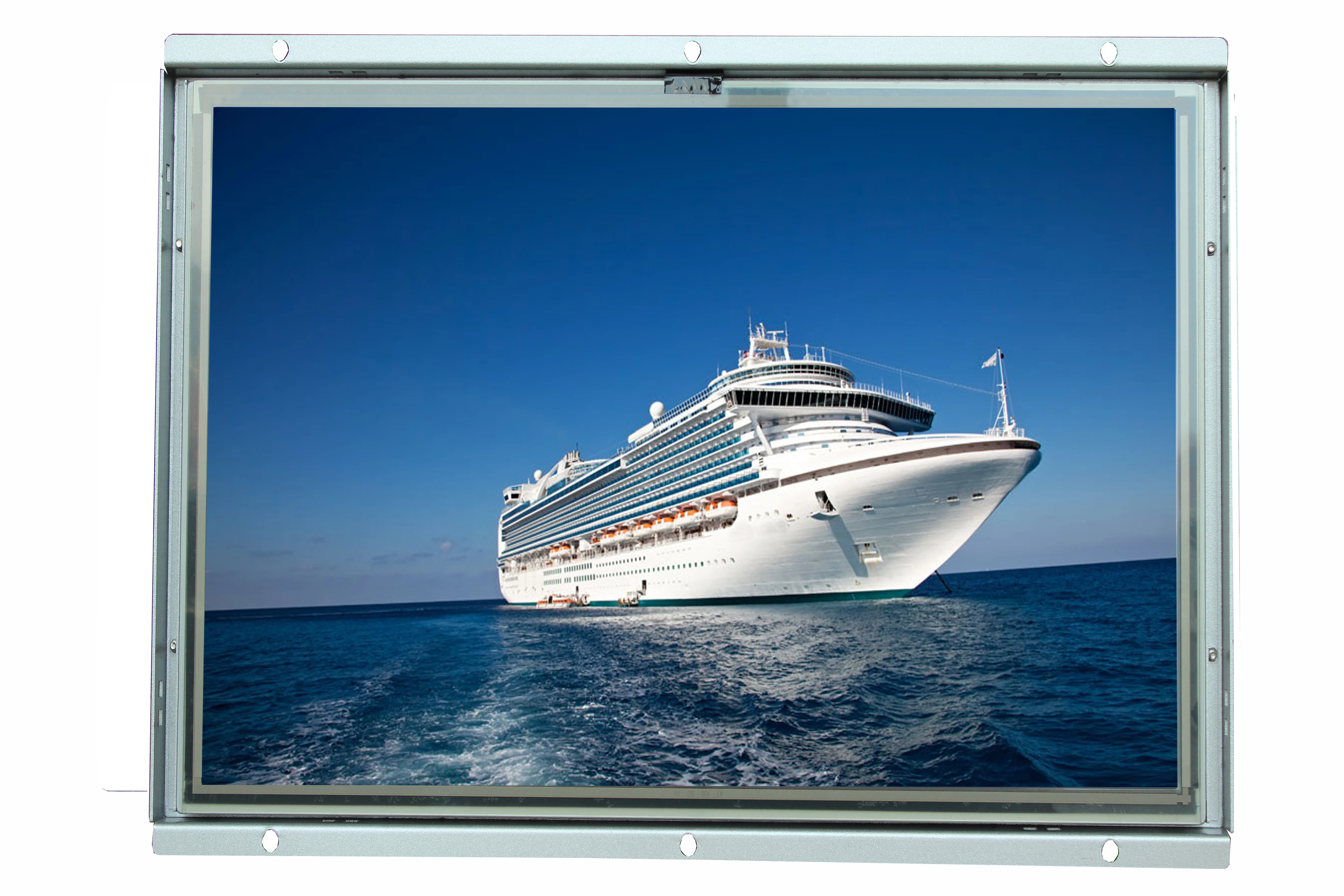 China 17 inch TFT LCD Industrial Open Frame Monitor support 1280X1024 with VGA HD MI panel pc