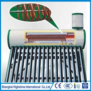 China factory copper coil other energy related products Compact Integrated Solar Water Heater with Copper Coil Tank