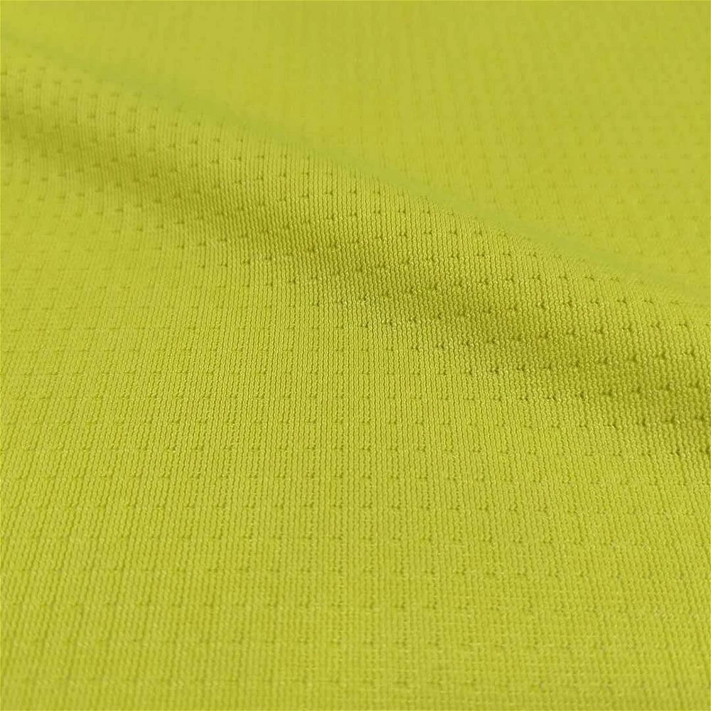China factory high quality 100% polyester dry fit  net  cloth T-shirt fabric for sportswear, T-shirt