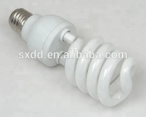 China golden supplier Half spiral 6500K 3000K energy saving lamp 15W 18W 25W 30W E27 B22 AC110V 220V 8000HRS