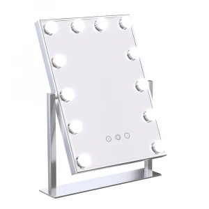 China Manufacture Of Hollywood Makeup Vanity Desktop Mirrors With Light