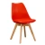 Import China Modern home furniture Tulip Dining Chair with Beech Legs Plastic Dining Chair Price for Sale from China
